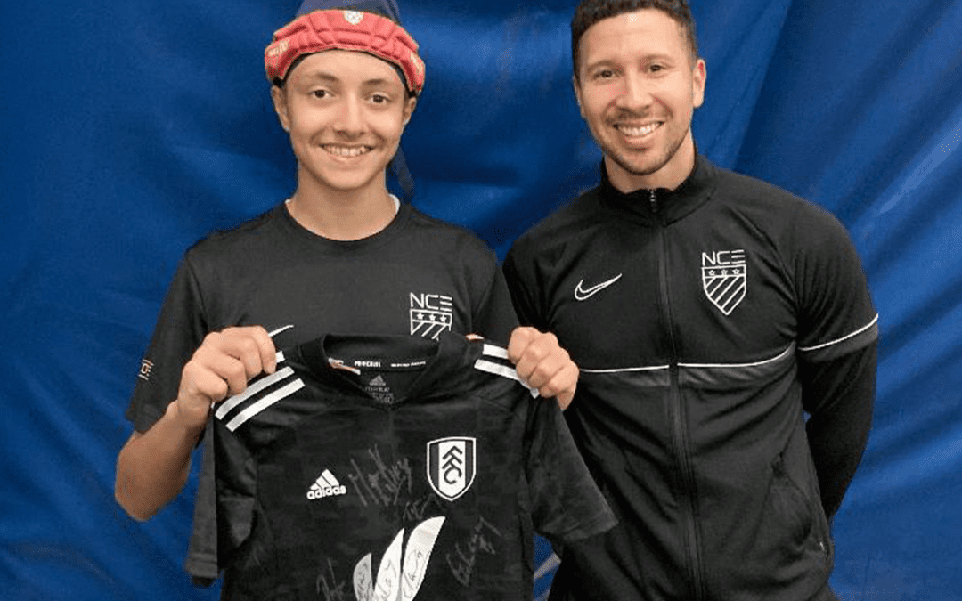 Signed Fulham Shirt For GurAman Following Pro Club Camp Success